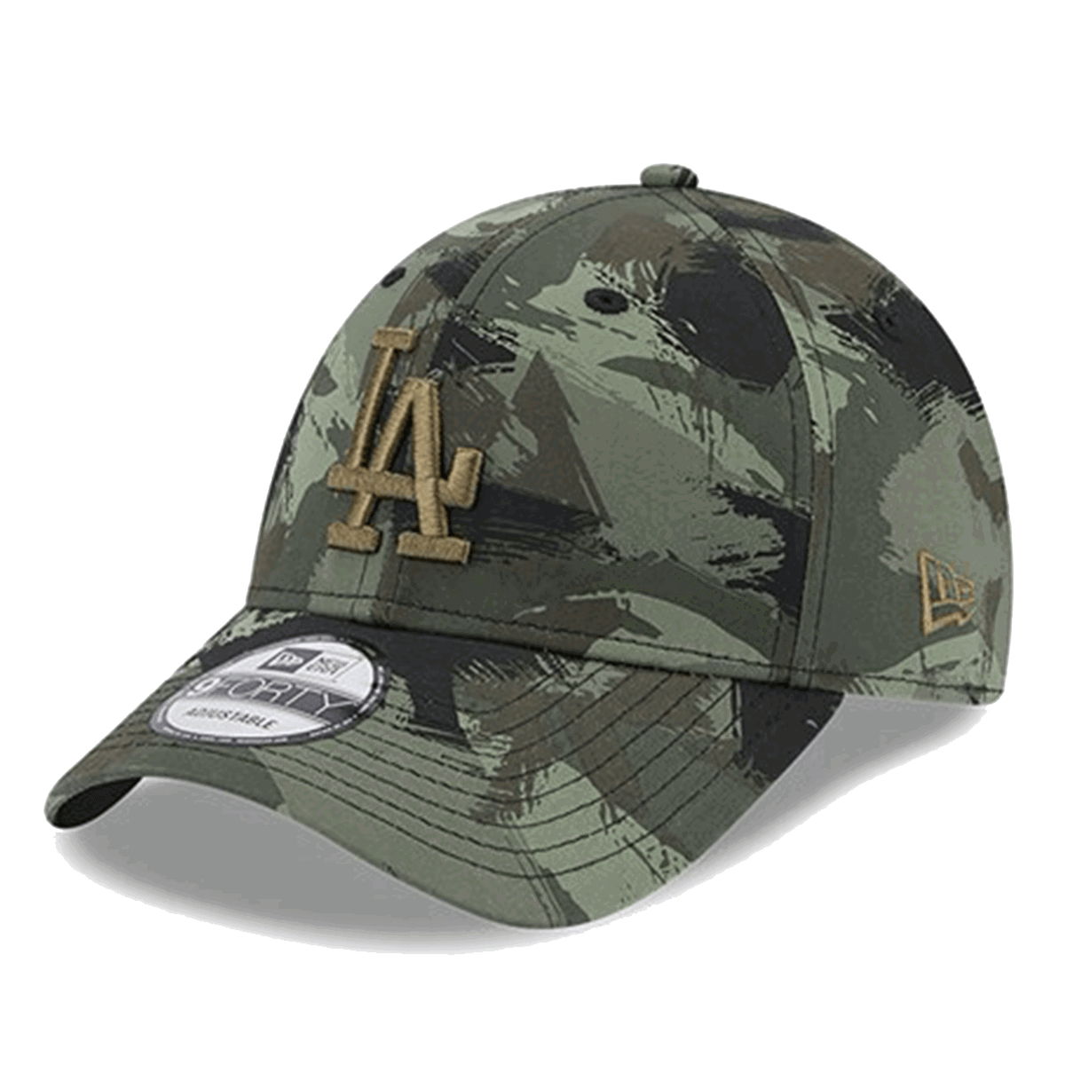 Шапка с козирка New Era Los Angeles Dodgers 9FORTY Painted AOP Adjustable Hat Зелено | 60364492, 0