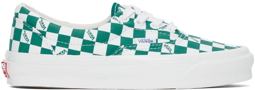Кецове и обувки Vans Vault Checkerboard OG Era LX Зелено | VN0A3CXN9TX, 0