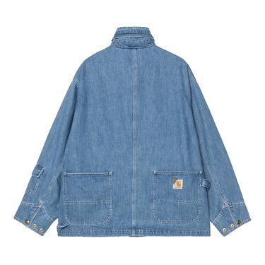 Яке Carhartt WIP Stone Washed Denim Chore Coat Синьо | A242054_6, 2