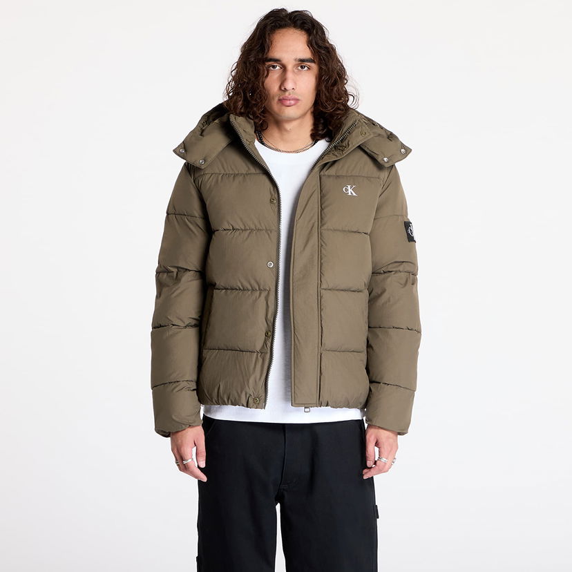 Пухо яке CALVIN KLEIN Essentials Non Down Jacket Tarmac Зелено | J30J326104 PFV