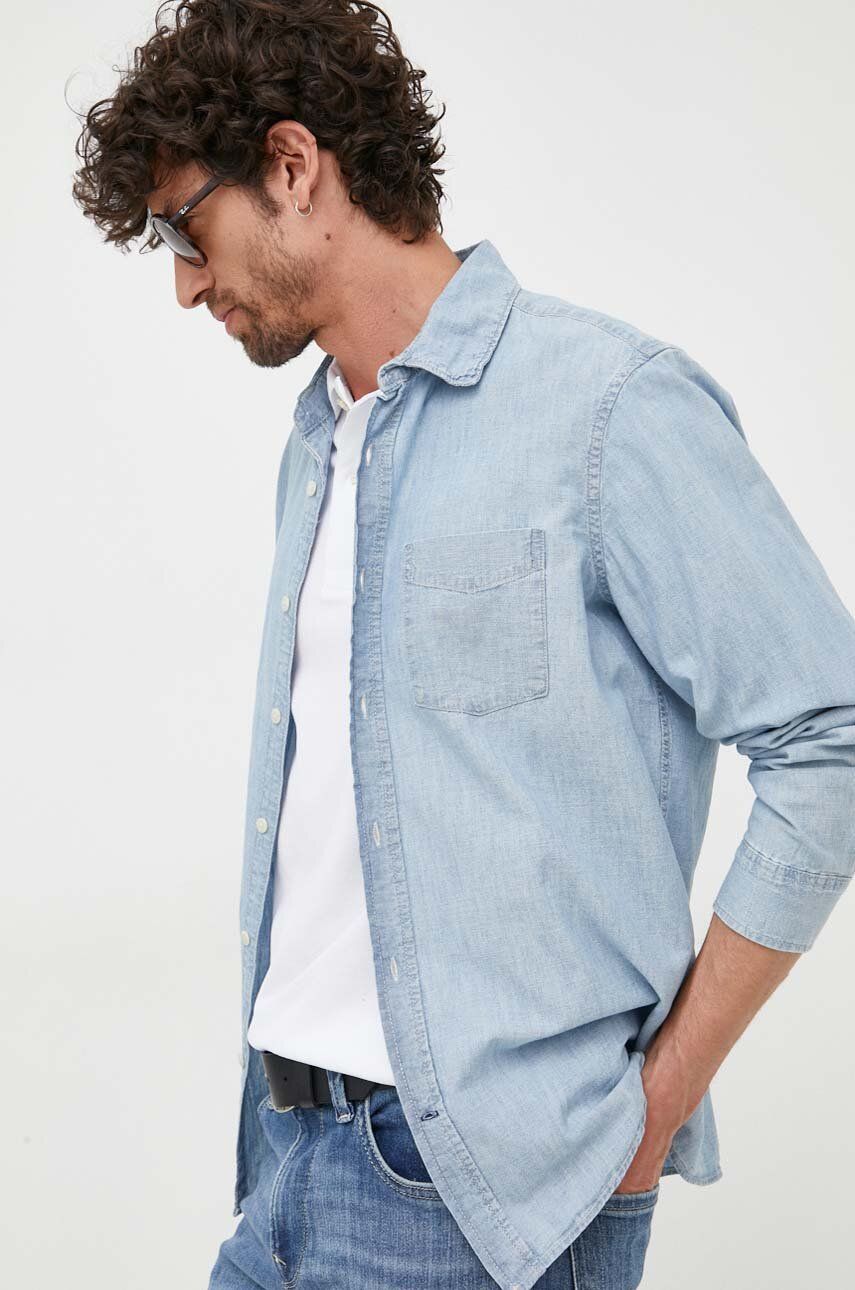 Риза GAP Denim Shirt Синьо | 543056.000LIGHTWA, 0