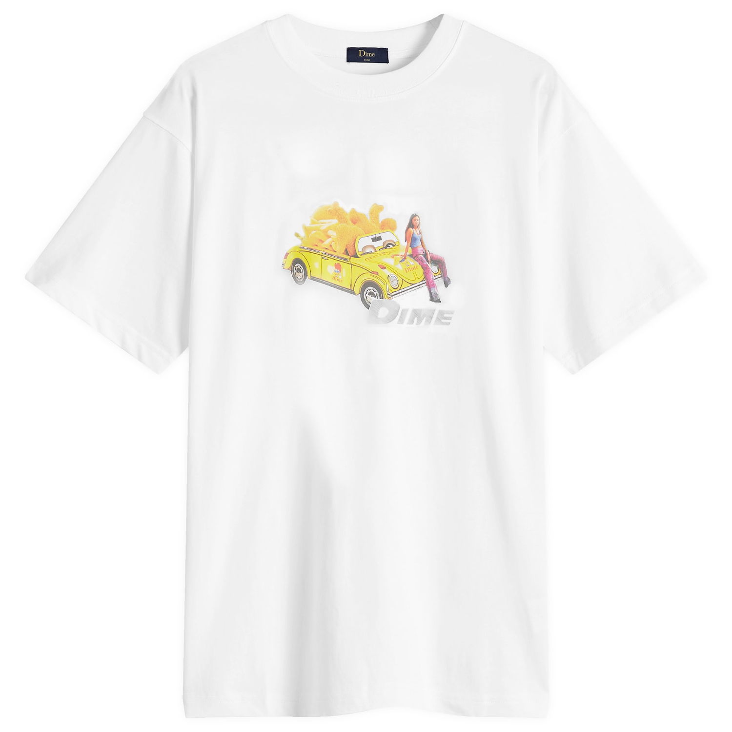 Тениска Dime 2Fast 2Delicious Graphic T-Shirt Бяло | DIMEHO2466WHT, 0
