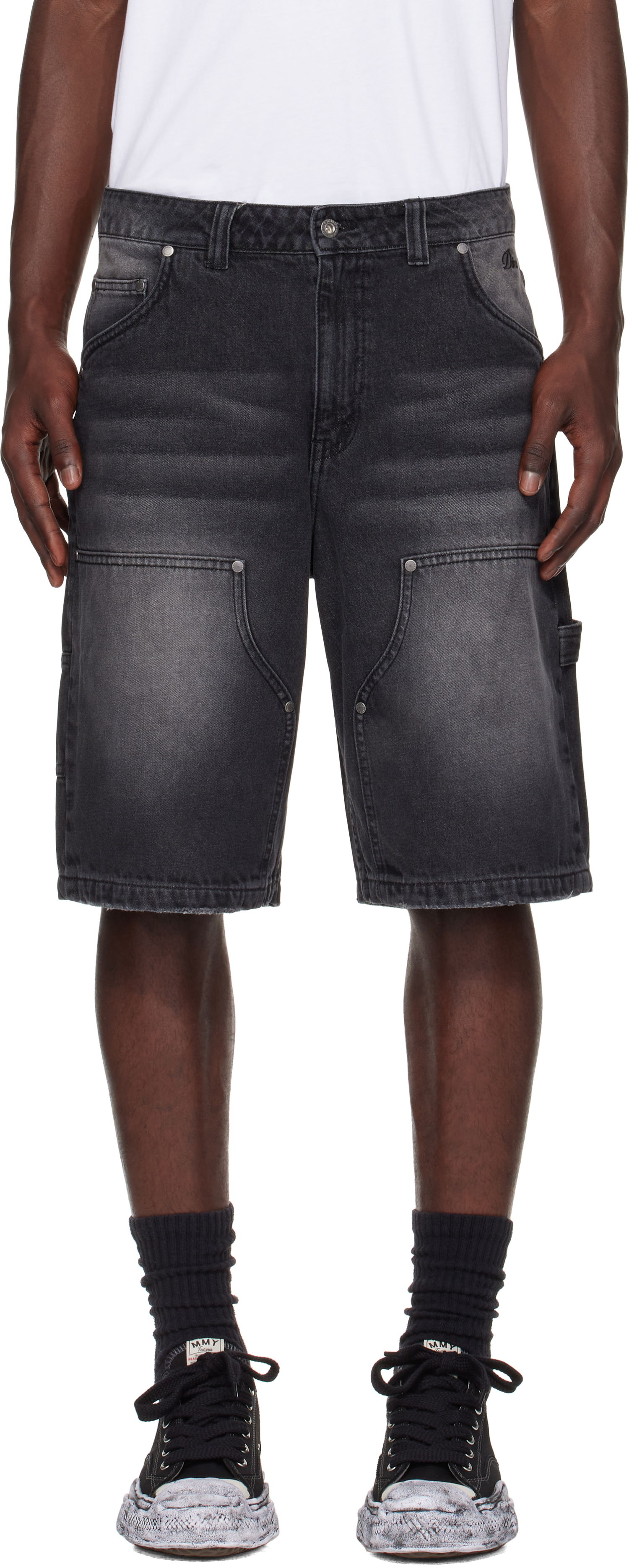 Къси панталони Dime Dime Carpenter Denim Shorts Черно | DIMESU2517BLK, 0