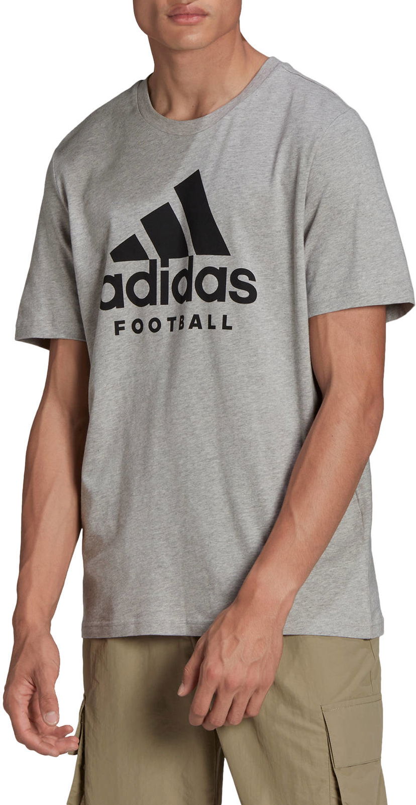 Тениска adidas Originals Football Graphic Tee Сиво | ha0906