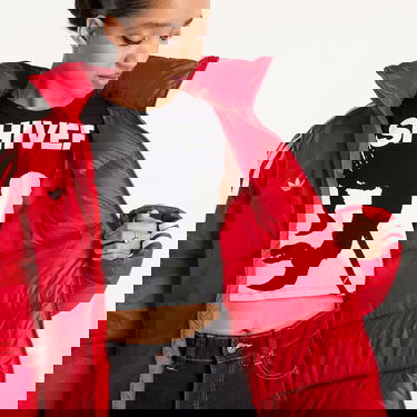 Пухо яке adidas Originals AVAVAV x Jacket Better Scarlet Червено | JG1427, 1