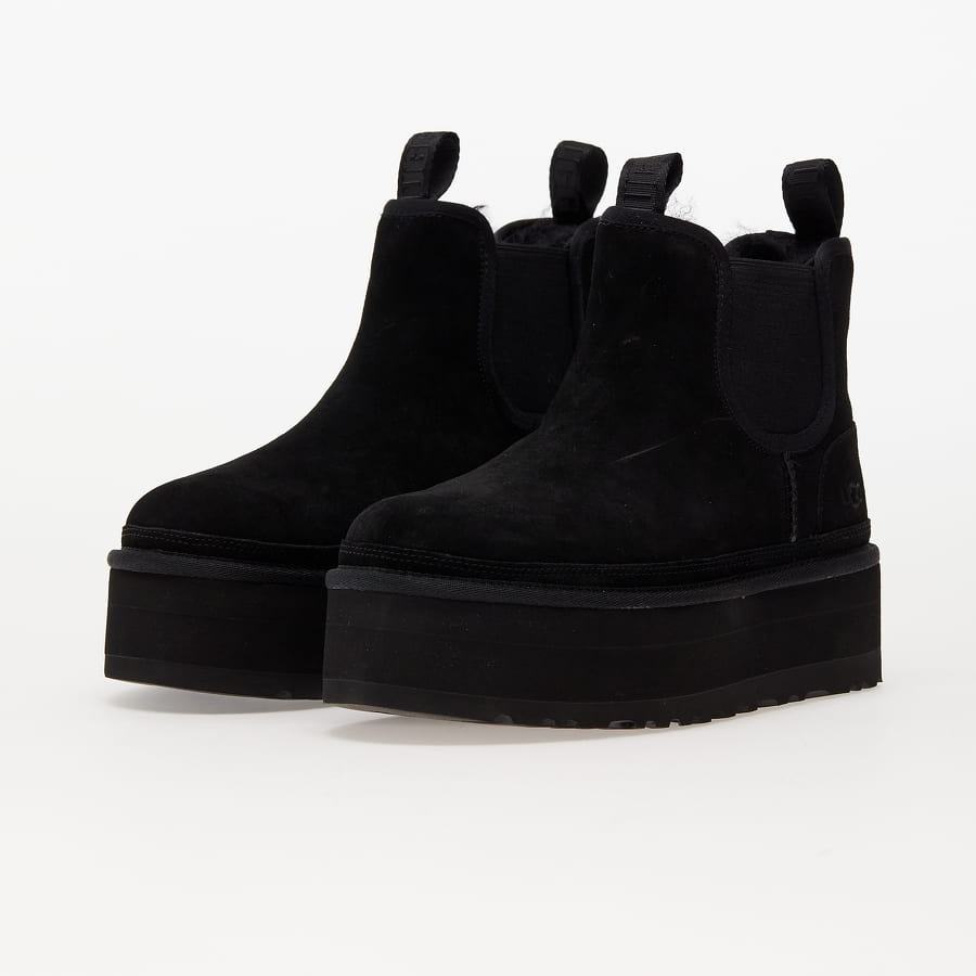 Кецове и обувки UGG Neumel Platform Chelsea Черно | 1134526-BLK, 1