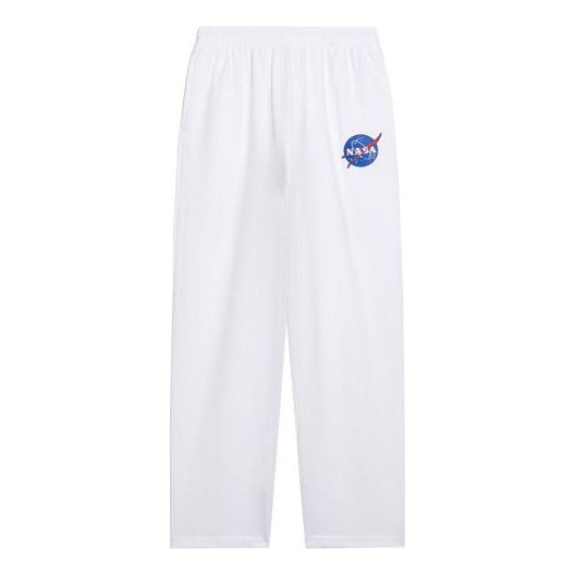 Панталони Balenciaga NASA Collaboration Logo-Print Jogger Pants Бяло | 641673TKVD89040, 0