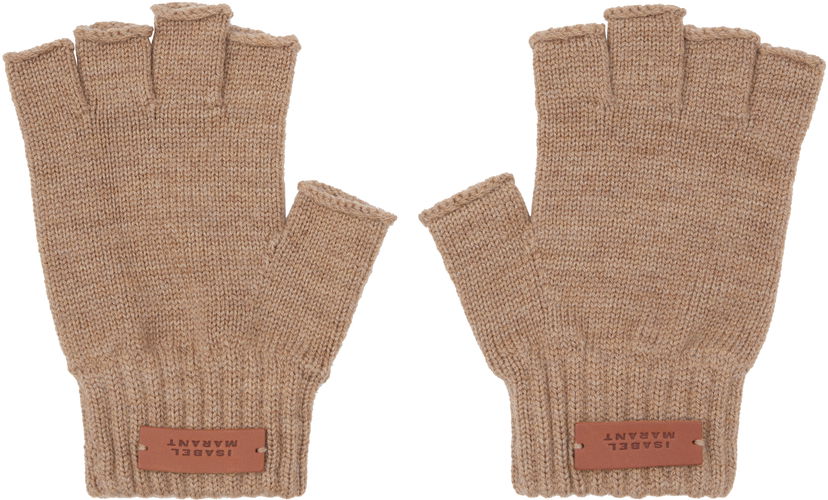 Ръкавици ISABEL MARANT Fingerless Gloves Бежово | MI011MHA-A4L01J