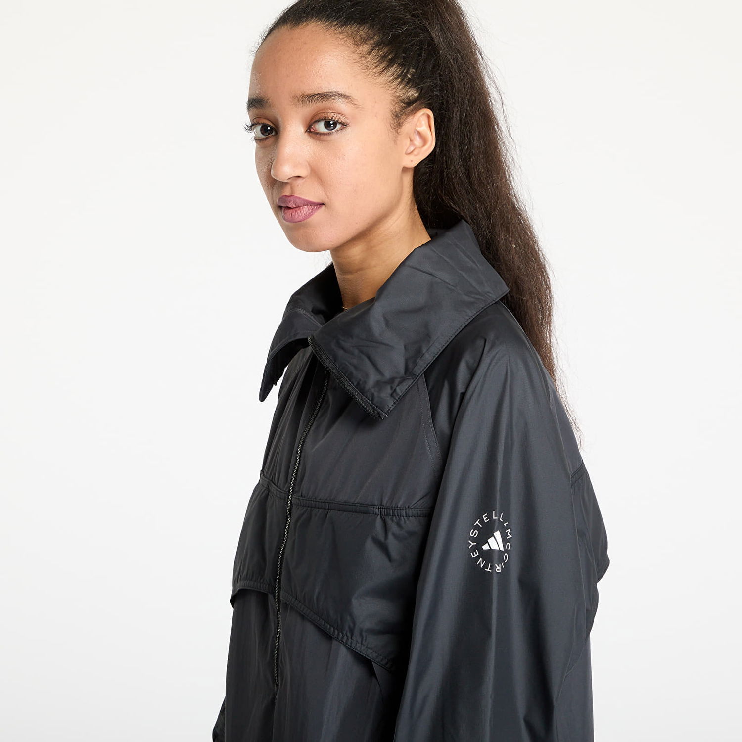 Ветровка adidas Performance adidas x Stella McCartney Pull-On Jacket Черно | JG1066, 1