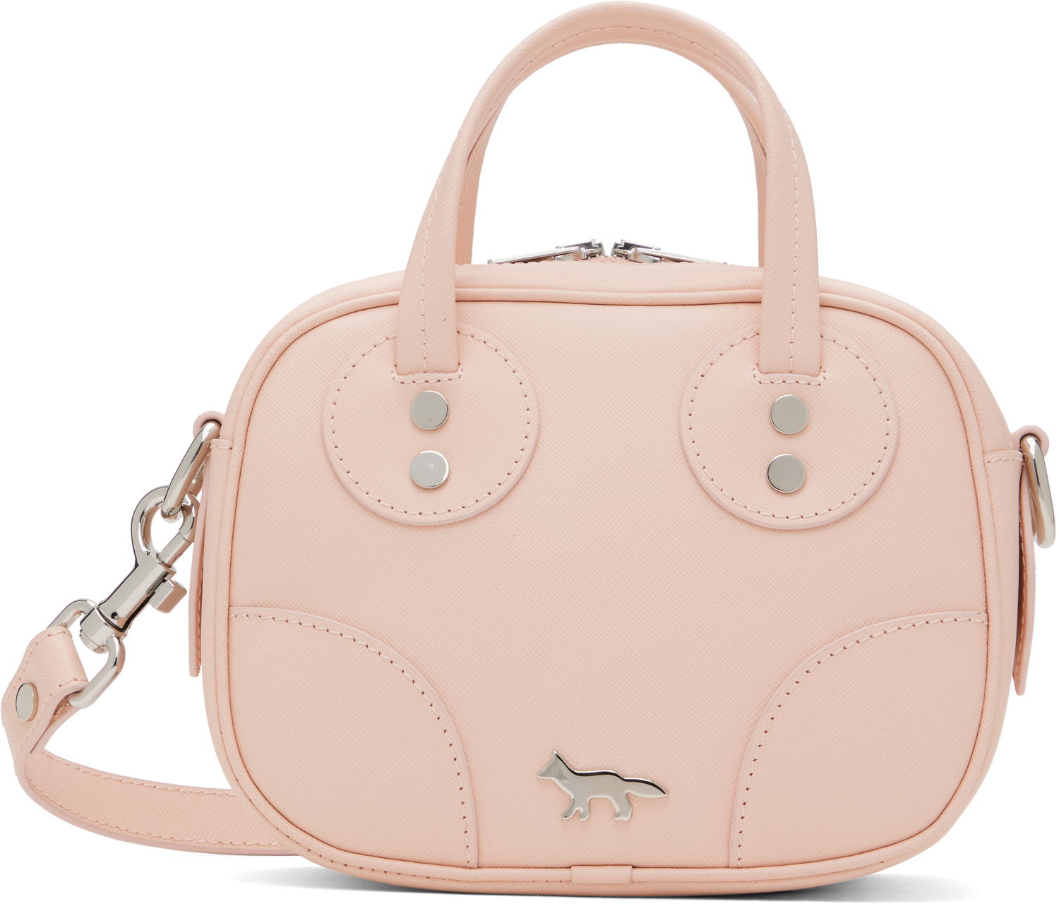 Дамска чанта MAISON KITSUNÉ Maison Kitsuné Boogie Crossbody Bag Розово | LW05143LR0022, 0