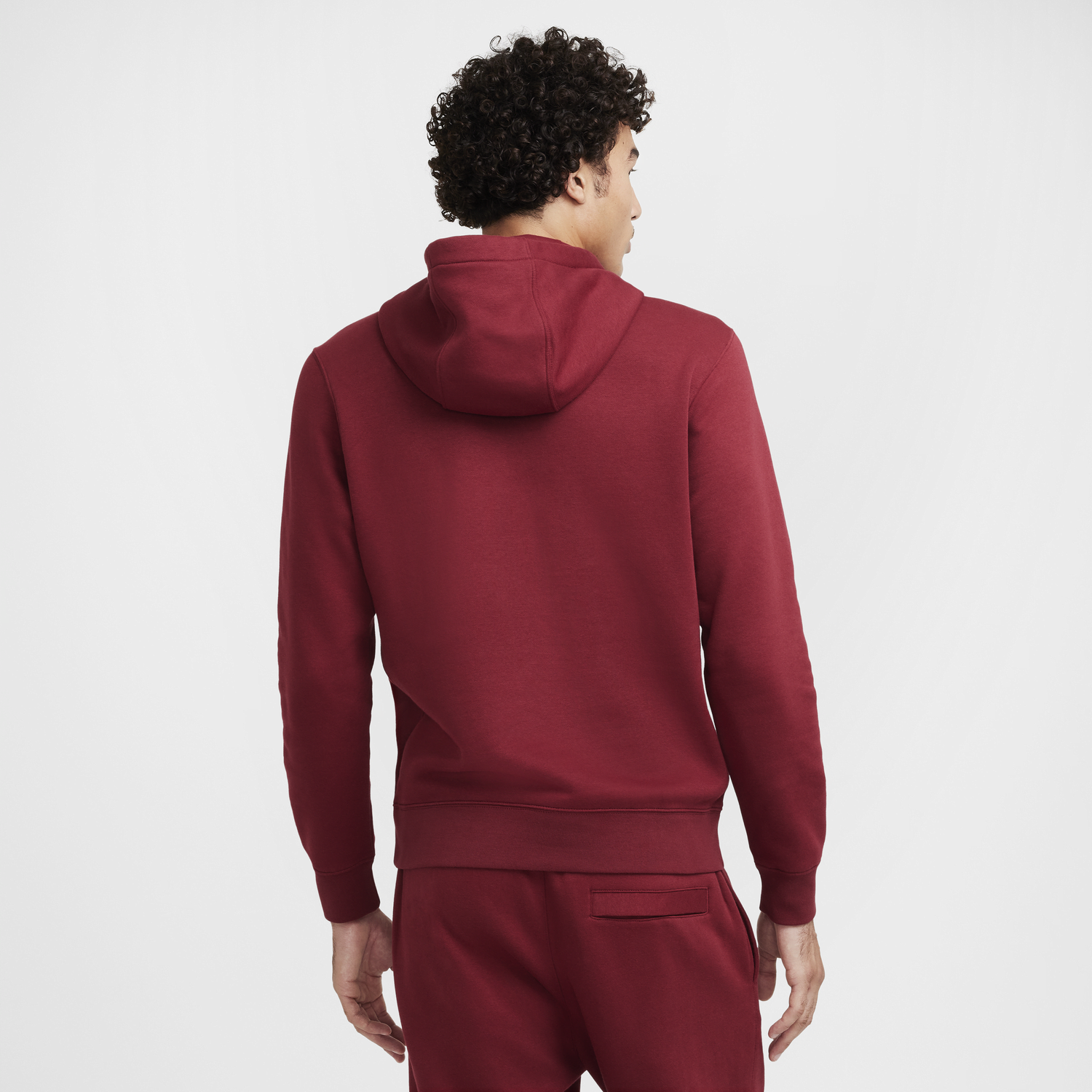 Суитчър Nike Club Hoodie Fleece Червено | BV2654-677, 1