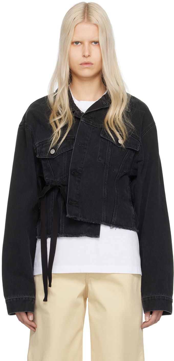 Яке Maison Margiela MM6 Faded Denim Jacket Черно | S52AM0285 S30743, 0