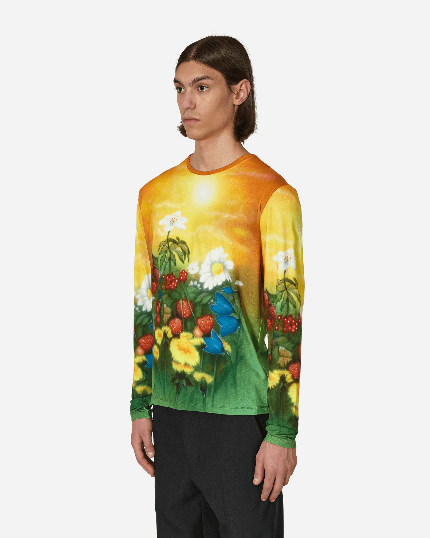 Тениска Stockholm (Surfboard) Club Fitted Airbrush Flowers T-Shirt Многоцветен | SU1139 1, 1