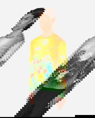Тениска Stockholm (Surfboard) Club Fitted Airbrush Flowers T-Shirt Многоцветен | SU1139 1, 1