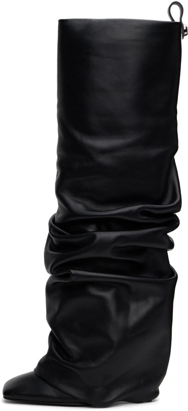 Дамска чанта The Attico Attico Rea Tube Slouch Tall Boots Черно | 247WS820 L019, 2