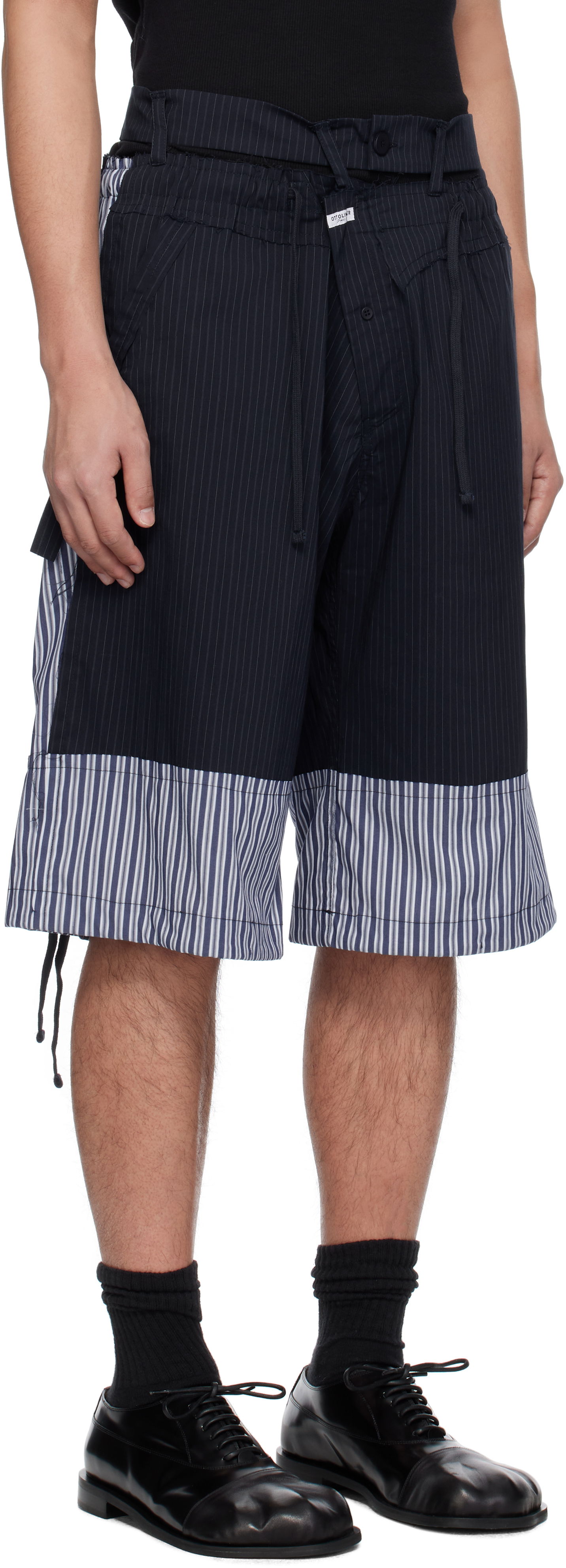 Къси панталони Ottolinger Ottolinger Baggy Cargo Shorts Тъмно синьо | 106-200206-02, 1