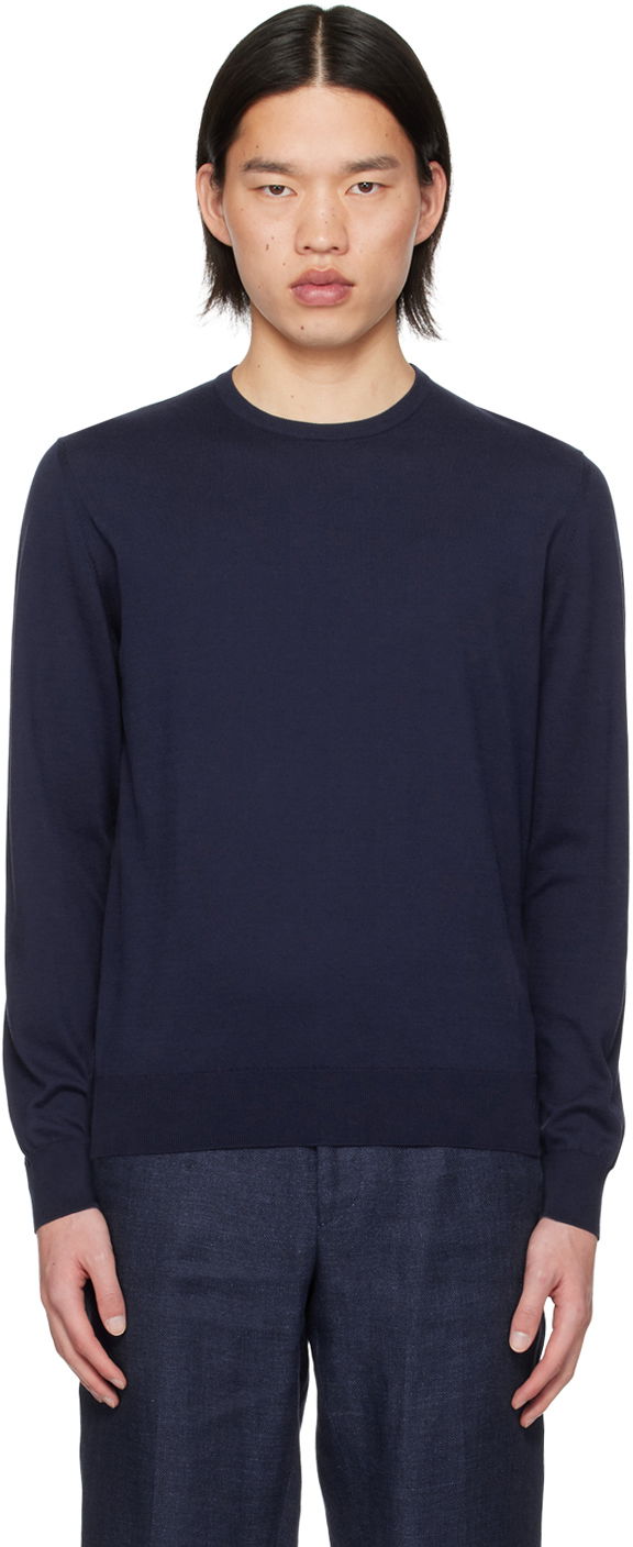 Пуловер Polo by Ralph Lauren Crewneck Wool-Cashmere Sweater Тъмно синьо | 790860945022