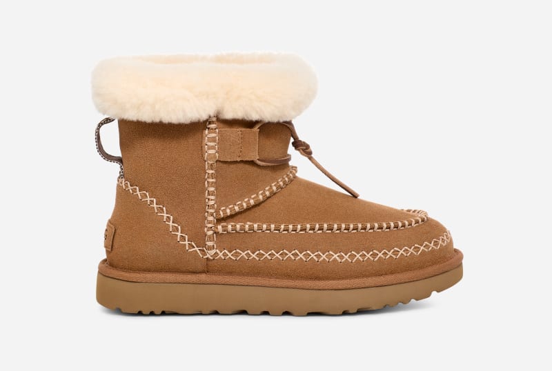 Кецове и обувки UGG Classic Mini Alpine Boot Кафяво | 1158251-CHE