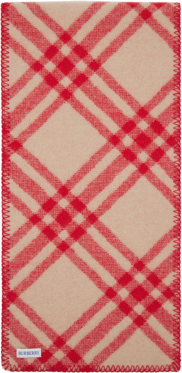 Шал Burberry Check Wool Scarf Многоцветен | 8118631, 1