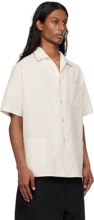 Риза Maison Margiela Maison Margiela Open Spread Collar Shirt Бяло | S50DR0009 M35267, 1
