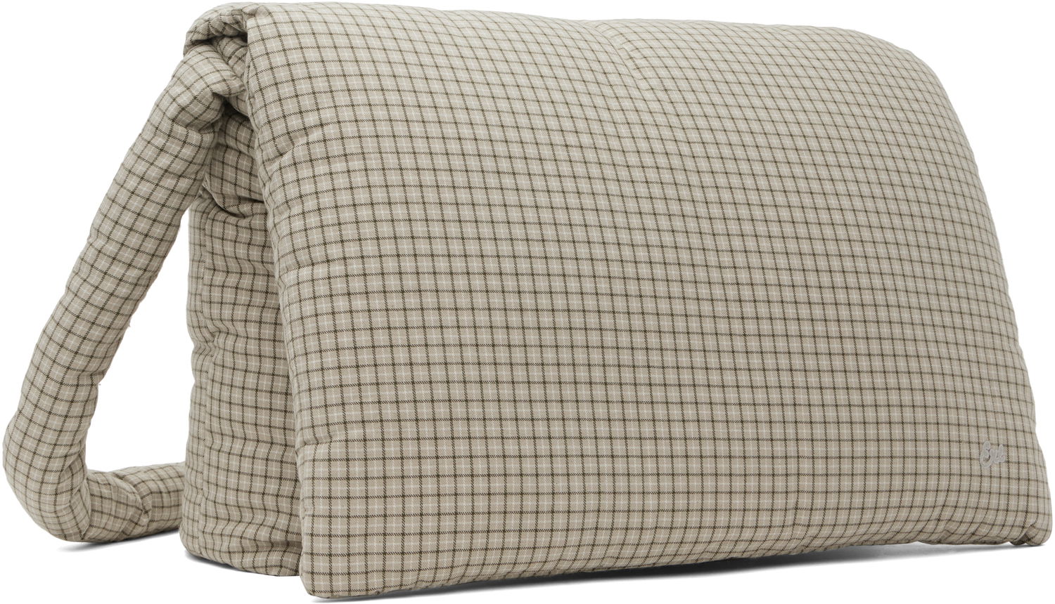 Чанта през рамо ERL ERL Plaid Messenger Bag Бежово | ERL09K031, 1