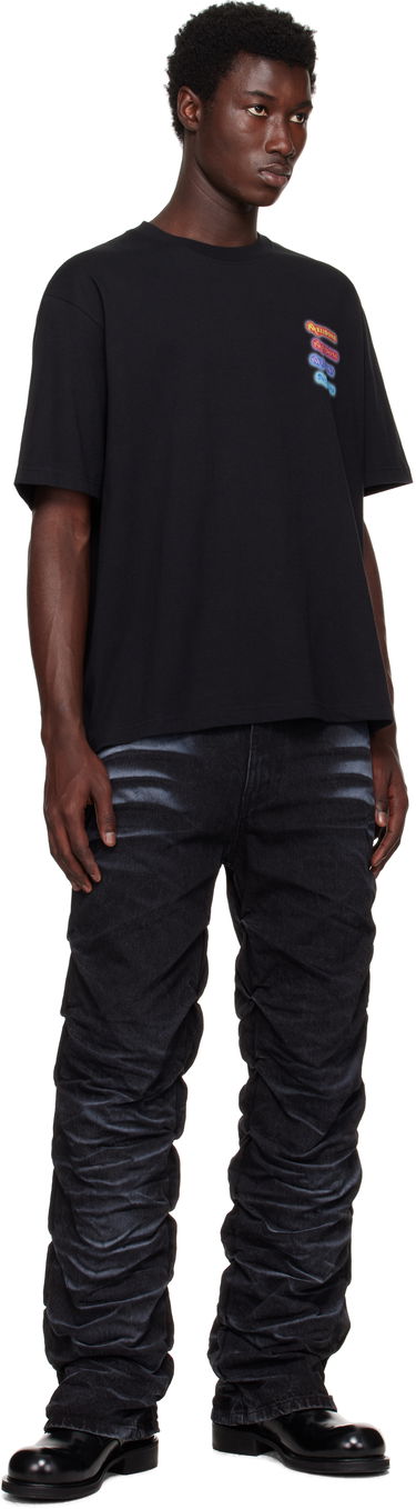 Дънки We11done We11done Textured Fold Jeans Черно | WD-DP2-25-356-M-BK, 3