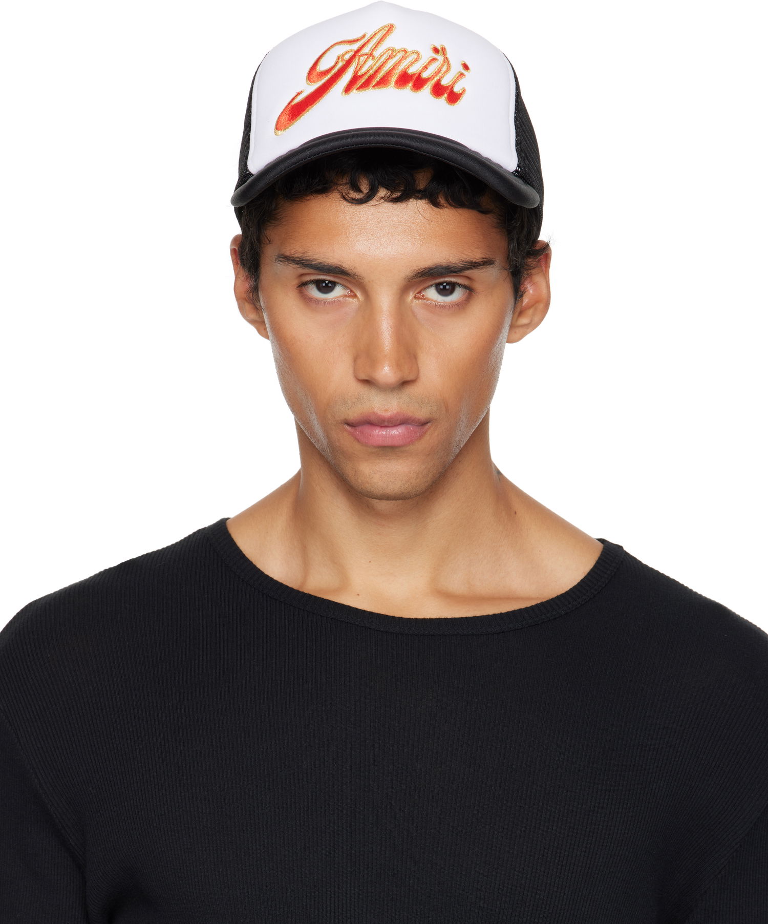 Шапка с козирка AMIRI AMIRI Groovy Trucker Cap Черно | AMHATR1041, 0