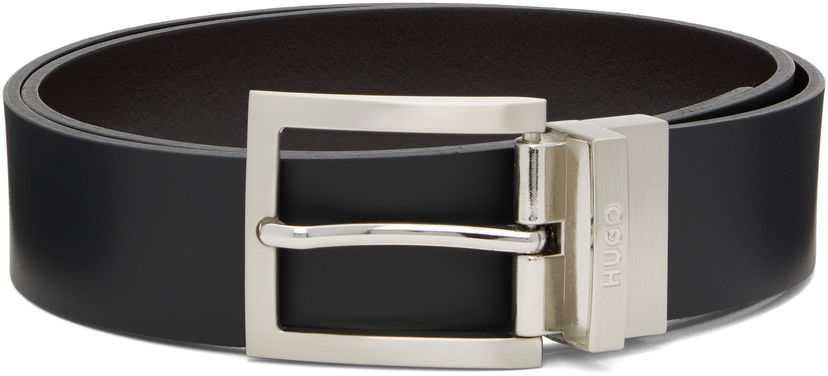 Колани BOSS HUGO Reversible Leather Belt Черно | 50497462