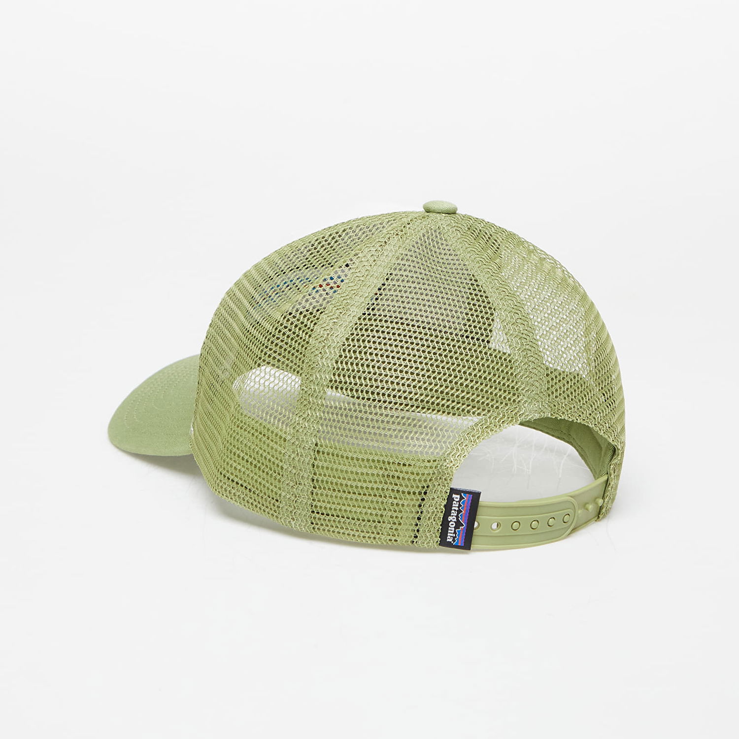 Шапка Patagonia Cap P-6 Logo LoPro Trucker Hat White/ Buckhorn Green Зелено | 38283 WBGN, 1