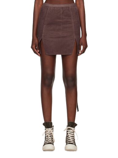 Пола Rick Owens DRKSHDW Lido Miniskirt Лилаво | DS02C5343 MC