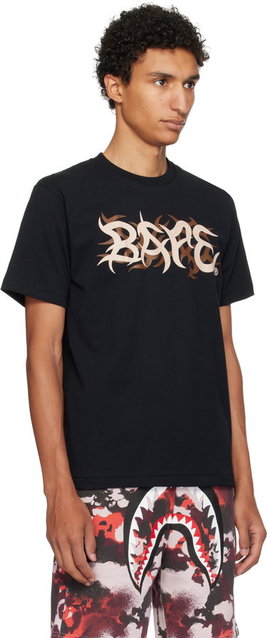 Тениска BAPE Trial Camo 'BAPE' Logo T-Shirt Бяло | 001TEL301037M, 4