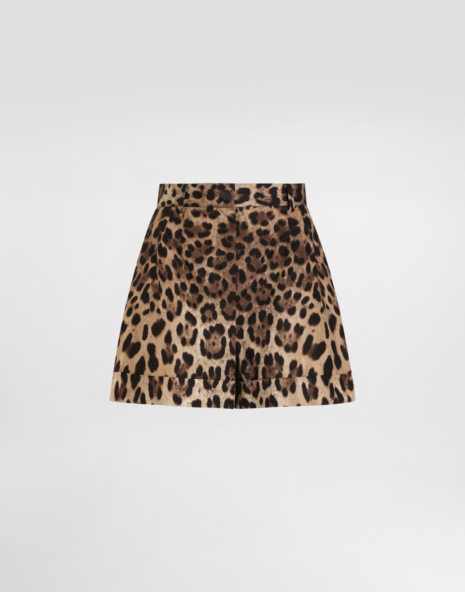 Къси панталони Dolce & Gabbana Dolce & Gabbana Leopard-print Poplin Shorts Многоцветен | FTASXTHS5E3HY13M, 0