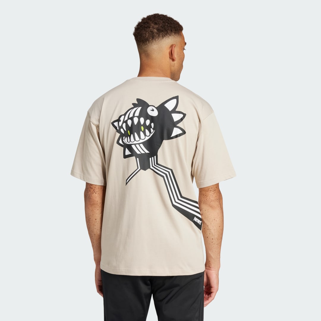 Тениска adidas Performance Fortnite x Future Icons Graphic Tee Бежово | JV9954, 1
