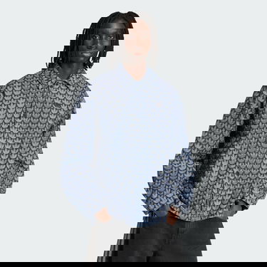 Риза adidas Performance Denim Monogram Shirt Jacket Синьо | KD0397, 0