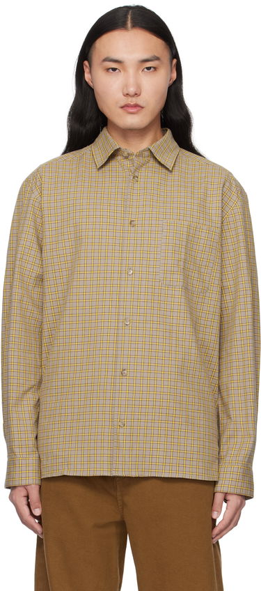 Риза A.P.C. Plaid Relaxed Shirt Бежово | COHFD-H12532, 0