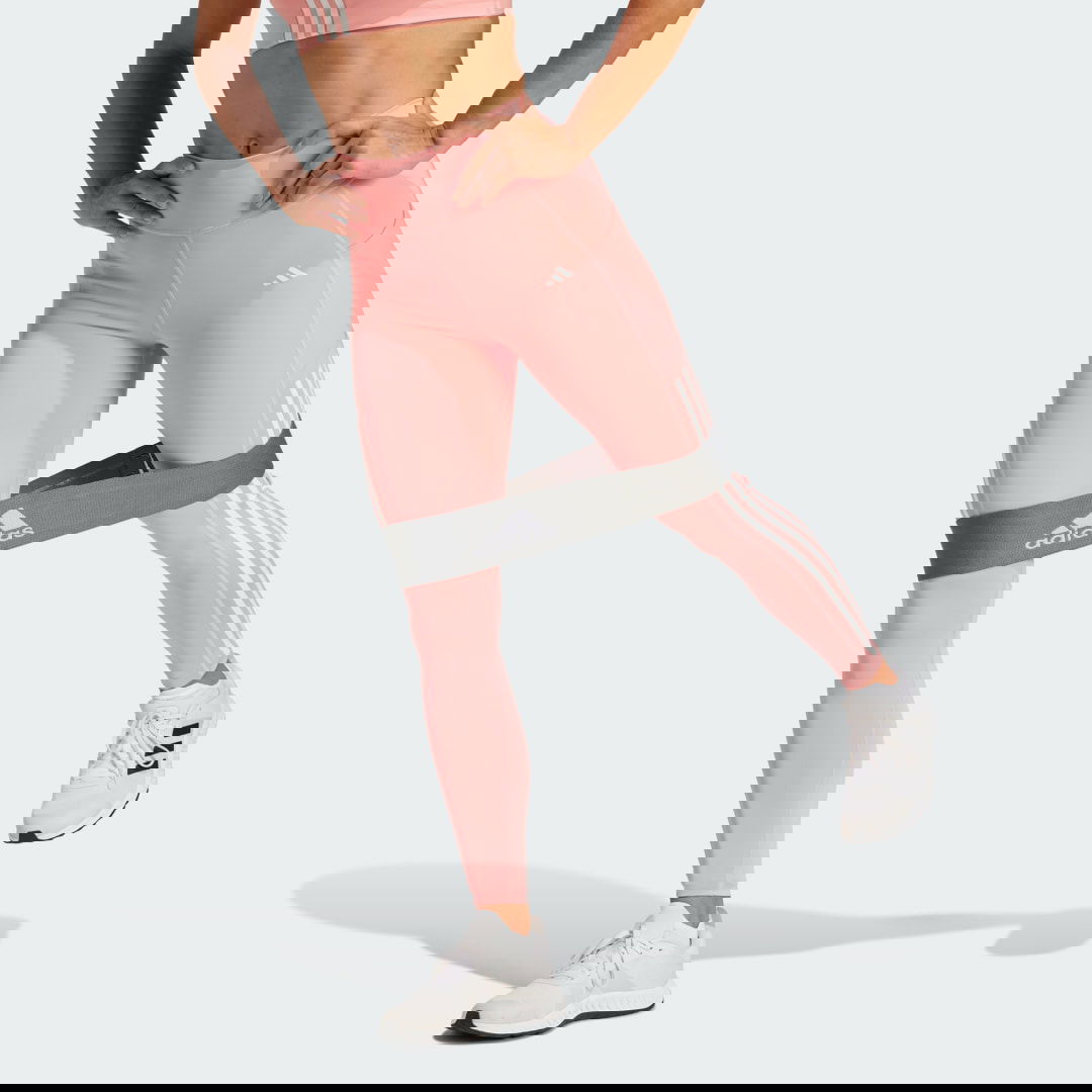 Клинове adidas Performance Optime 3-Stripes Full-Length Розово | IZ2716, 0