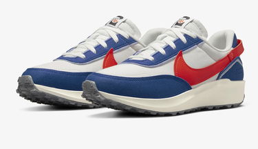 Кецове и обувки Nike Waffle Debut Swoosh Синьо | DV0527-001, 3