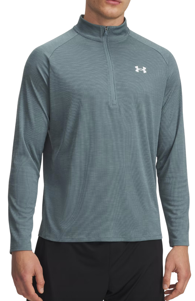 Tech Textured Half-Zip Pullover