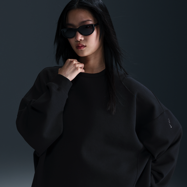Суитчър Nike 24.7 Impossibly Soft Dri-FIT Crewneck Sweatshirt Черно | HQ8193-010, 4