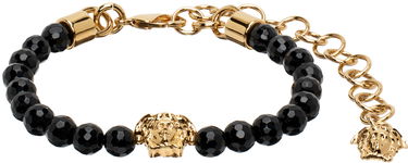 Гривна Versace Black & Gold Medusa Bracelet Металик | 1015273_1A10822, 0