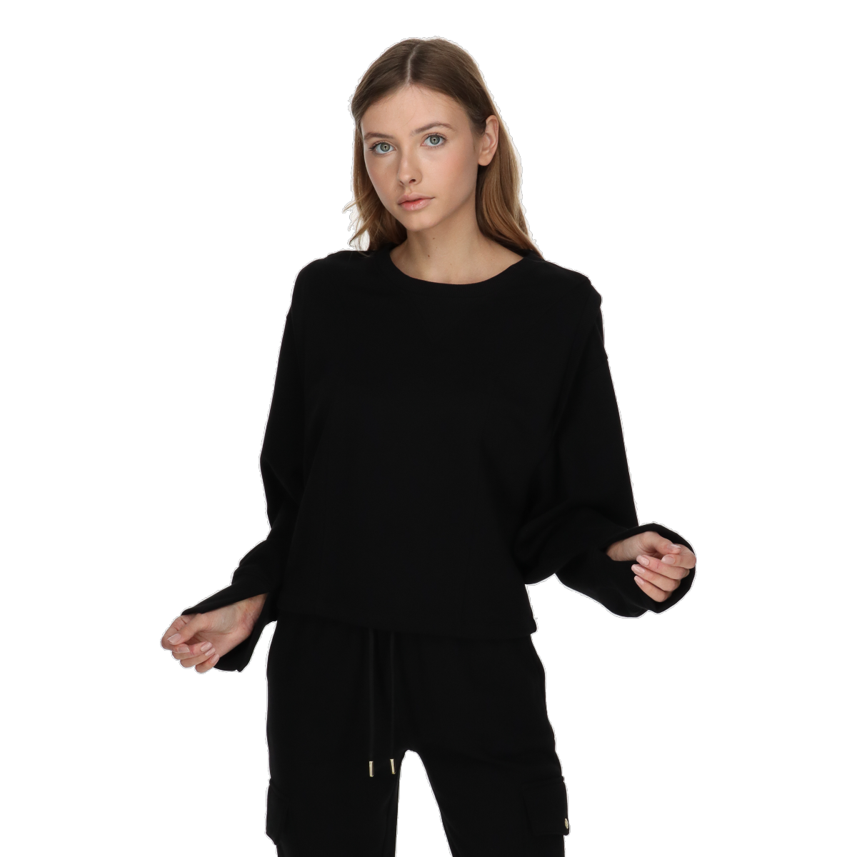 Суитчър Ellesse Relaxed Fit Crewneck Sweatshirt Черно | ELA231F608-01, 0