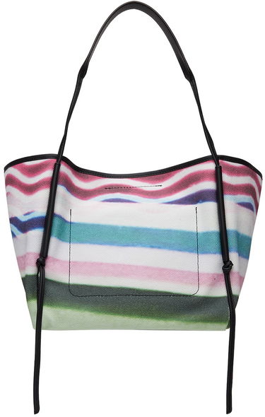 Голяма пазарска чанта Dries Van Noten Dries Van Noten Striped Print Tote Bag Многоцветен | 211-51511-703, 2