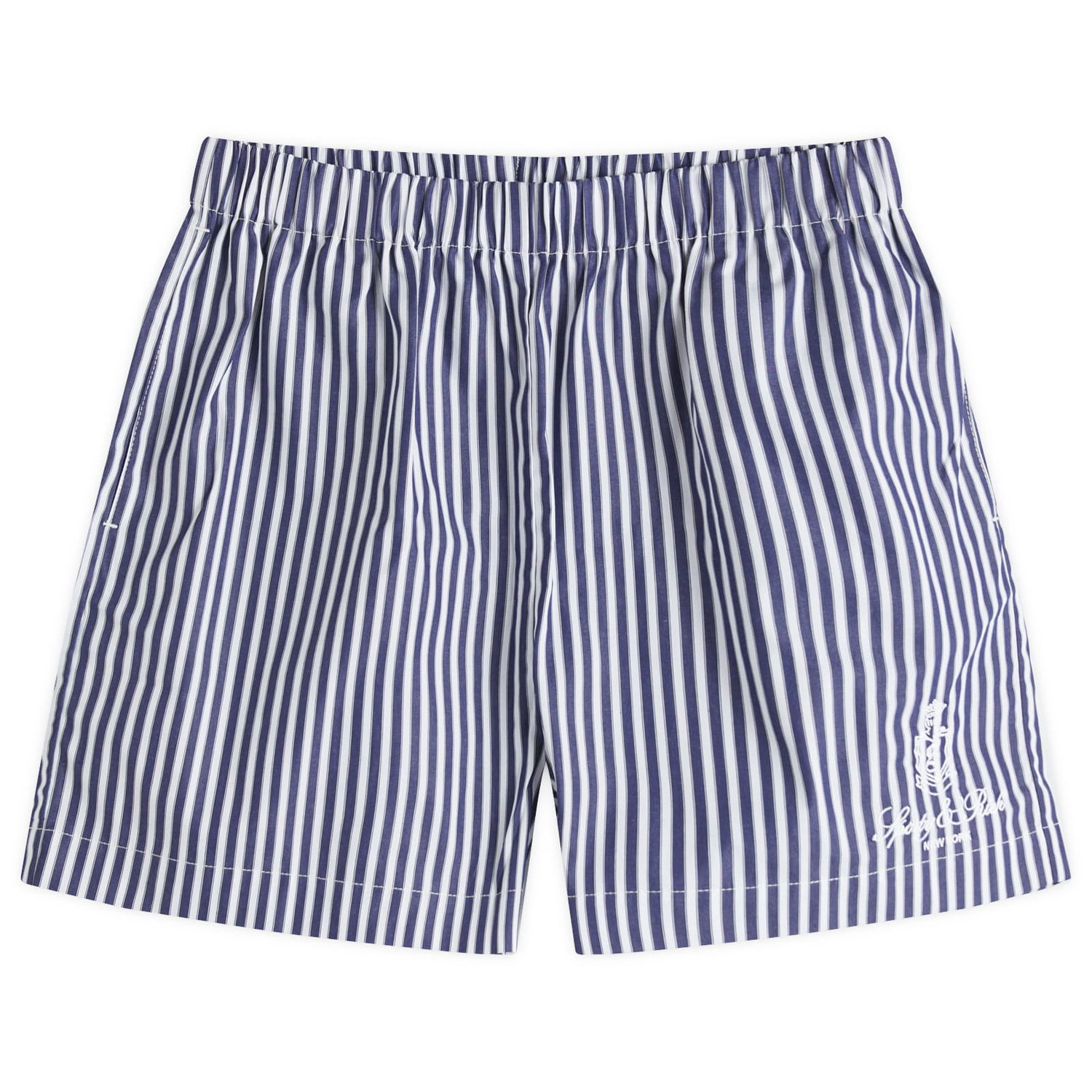 Бански Sporty & Rich Sporty & Rich Vendome Boxer Shorts, Size Large Синьо | SH012511205ST41-NVY, 0