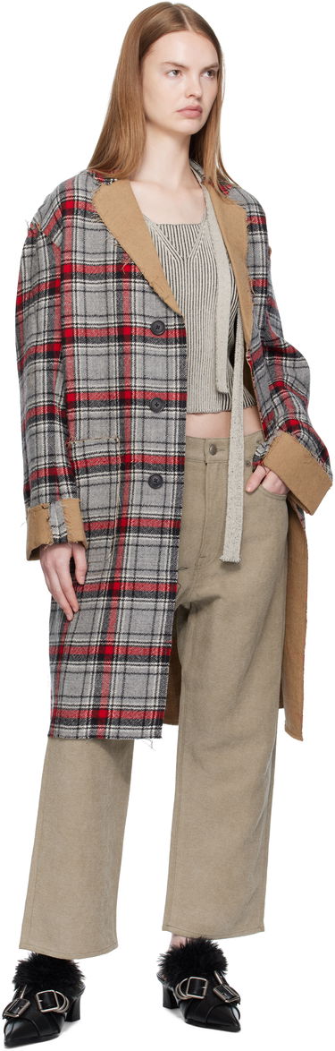 Палта R13 R13 Raw Cut Reversible Coat Многоцветен | R13WR469-R566A, 3