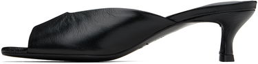 Кецове и обувки BY FAR Wendy Black Leather Mules Черно | MWFHO128LL002BK001PL, 2