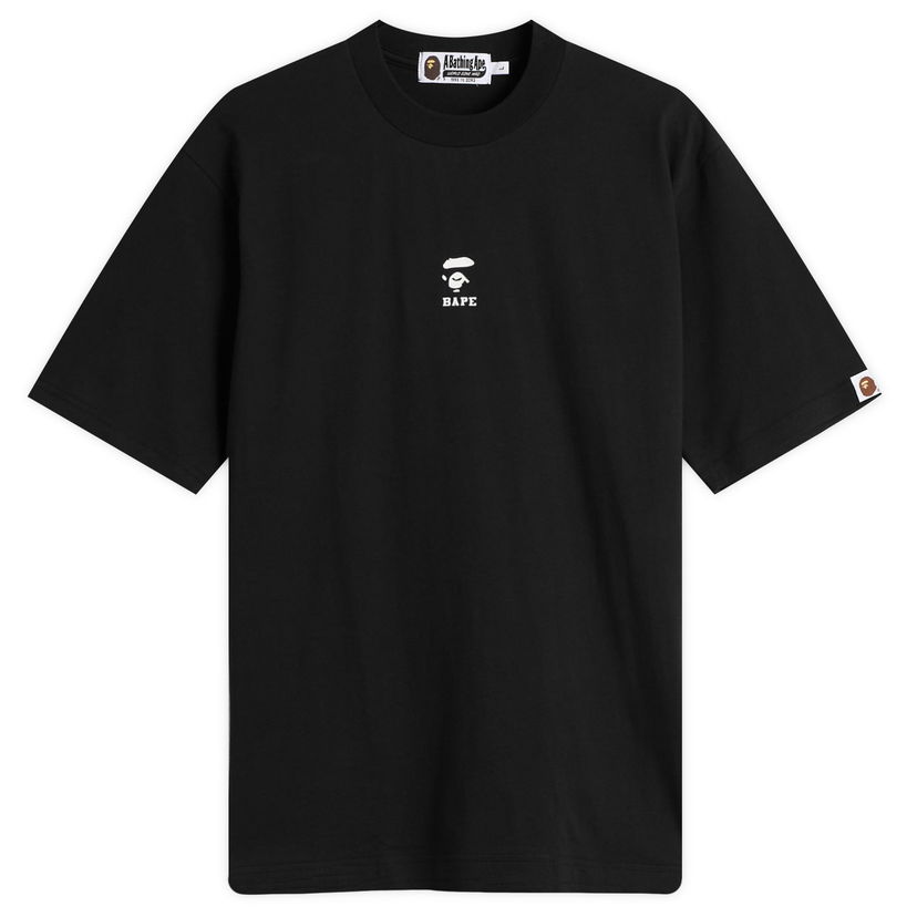Тениска BAPE Ape Face Shrunk T-Shirt Черно | 001CSL801309M-BLK
