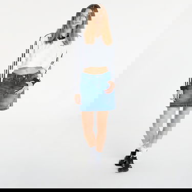 Пола adidas Performance Adicolor Denim Mini Skirt Синьо | JW2649, 3