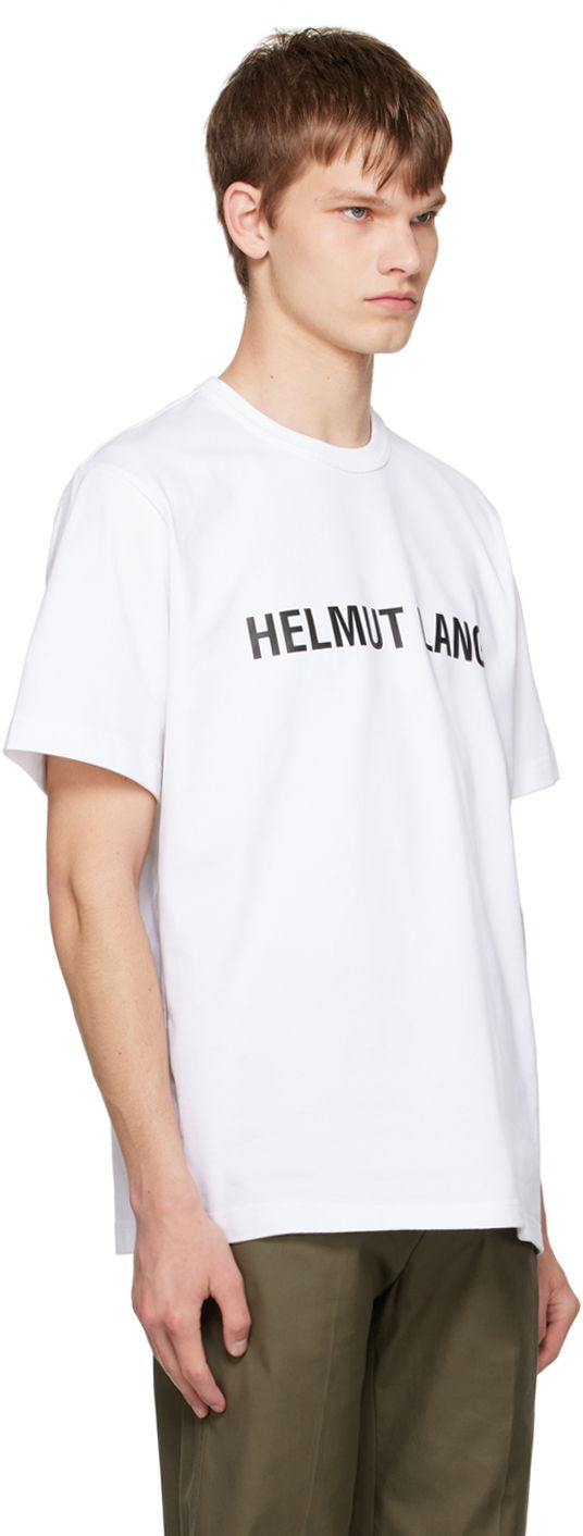 Тениска Helmut Lang Helmut Lang Printed T-Shirt Бяло | L09HM523, 1