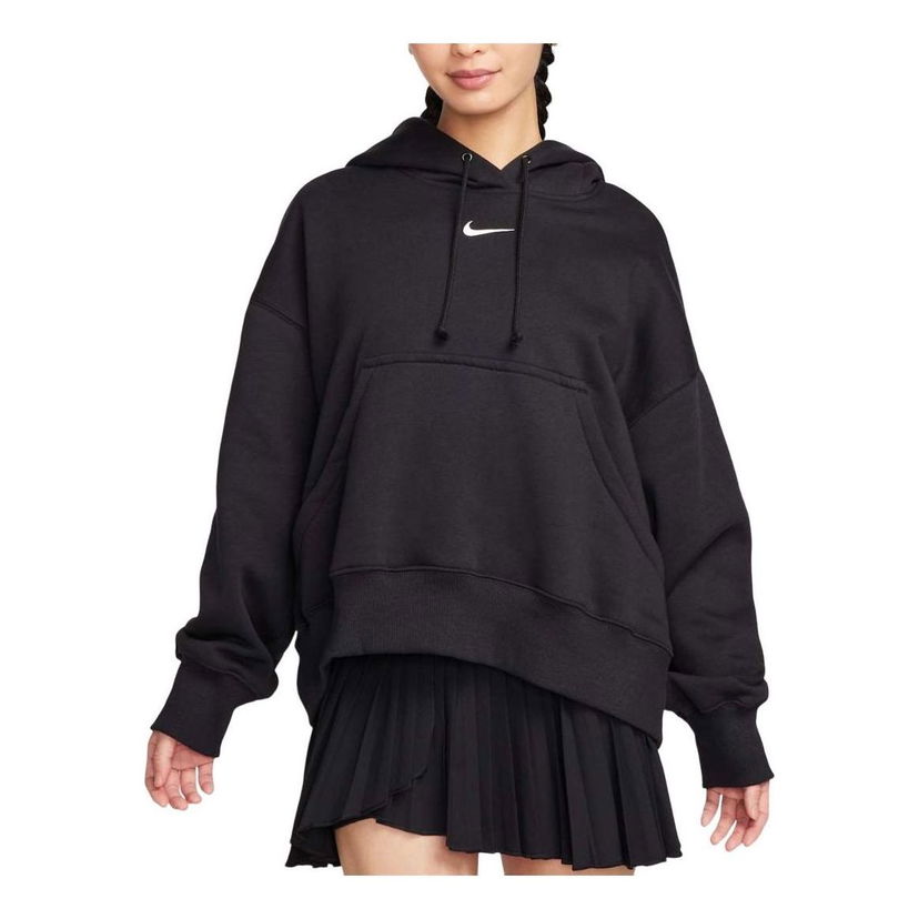 Суитчър Nike Sportswear Phoenix Fleece Oversized Pullover Hoodie Черно | DQ5859-010