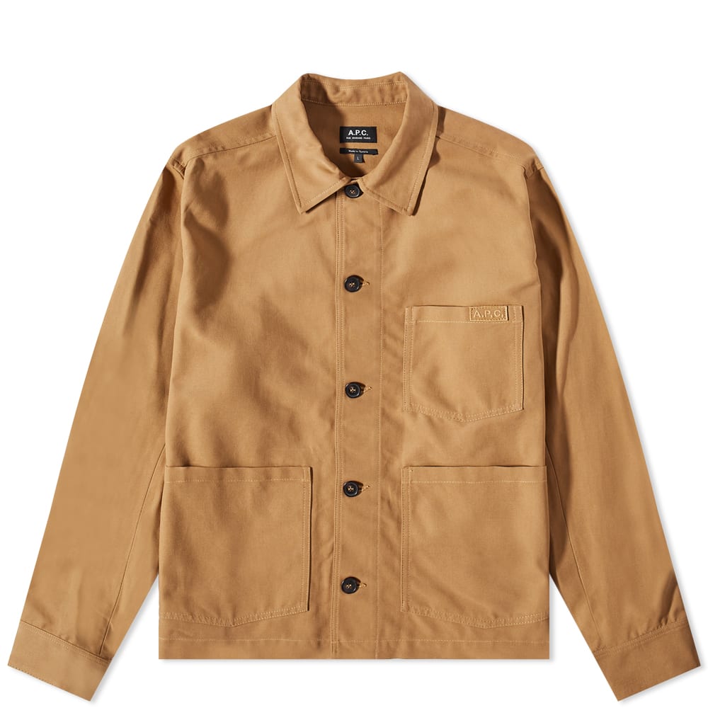 Яке A.P.C. Chico Logo Chore Jacket Бежово | COGBJ-H02800-CAF, 0